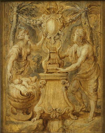 Cover of Matthiae Casimiri Sarbievii. Lyricorum Libri IV by Maciej Kazimierz Sarbiewski by Pieter Paul Rubens
