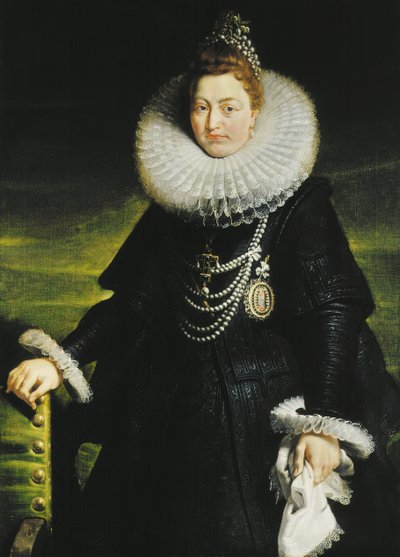 Portrait of Infanta Isabella Clara Eugenia of Spain by Pieter Paul Rubens