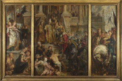 Sketch for High Altarpiece, St Bavo, Ghent by Peter Paul Rubens