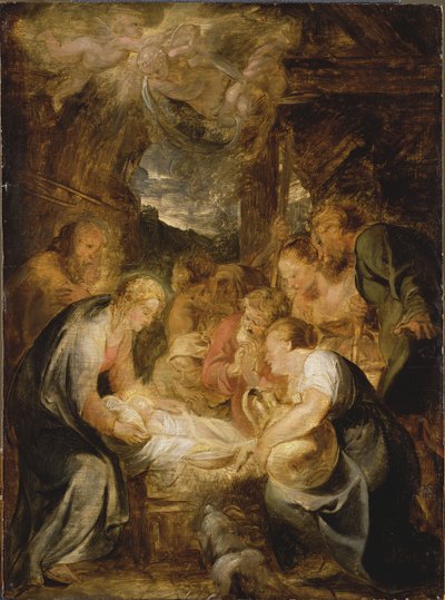 The Adoration of the Shepherds by Pieter Paul Rubens
