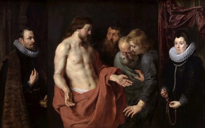 The Incredulity of Saint Thomas (The Rockox Triptych) by Peter Paul Rubens
