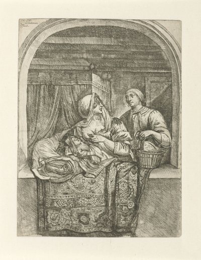 Woman Breastfeeding Her Child by Pieter Peutemans