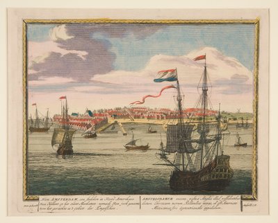 New Amsterdam, a Small City in New Holland, North America, on the Island of Manhattan: later called New York by Pieter Schenck I