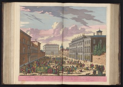 Festivities on the Street in Rome by Pieter Schenk (I)