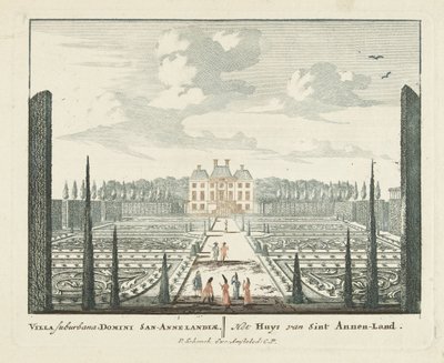 View of Clingendael Manor in The Hague by Pieter Schenk (I)
