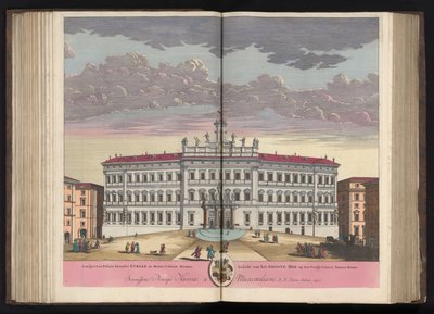 Palazzo di Montecitorio in Rome by Pieter Schenk (I)