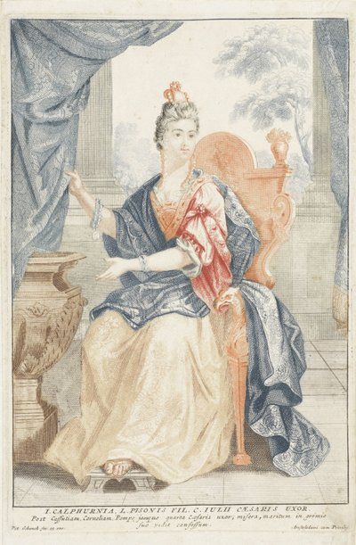Portrait of Calpurnia Pisonis by Pieter Schenk (I)