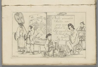 Chinese Illustrator and Other Chinese Figures (Newly Invented Chinese Figures with Great Effort Drawn and Published by P. Schenk Jr., Second Part) by Pieter Schenk (II)