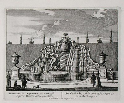The cascade in an Oriental garden, from 