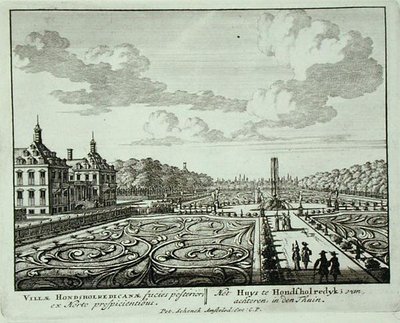 The garden at Honsholredyk, from 