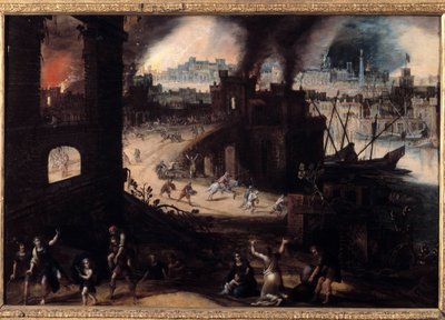 The Destruction of Troy by Pieter Schoubroeck