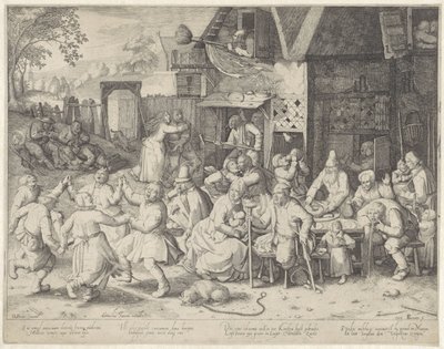 Feasting Beggars by Pieter Serwouters