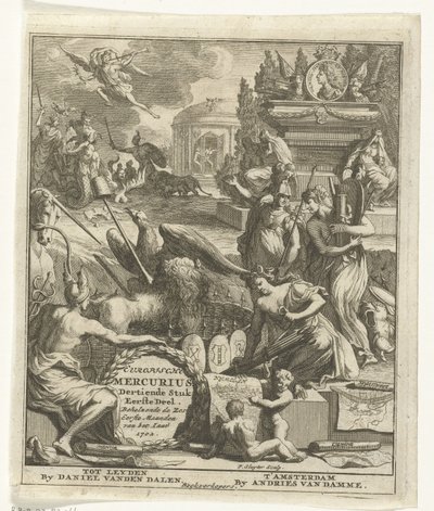 Title Page for the European Mercury of 1702 by Pieter Sluyter