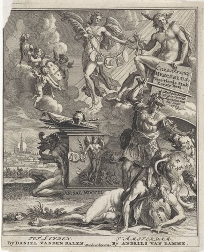 Title Page for: European Mercury, 14th Piece, 1st Part, 1703 by Pieter Sluyter