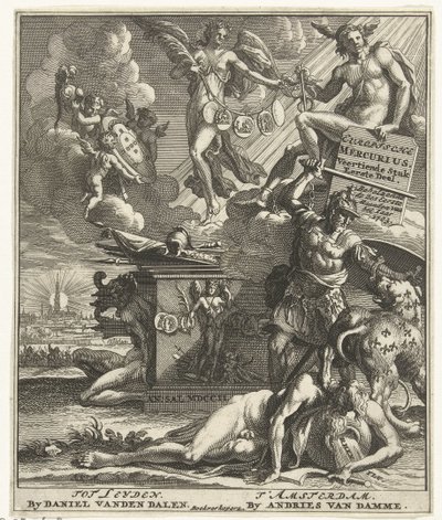 Title Page for: Europische Mercurius Veertiende Stuk Eerste Deel, 1703 by Pieter Sluyter