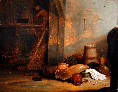A Peasant Interior by Pieter Symonsz. Potter