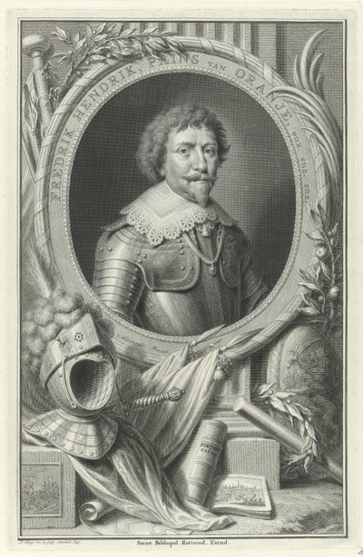 Portrait of Frederick Henry, Prince of Orange-Nassau by Pieter Tanjé