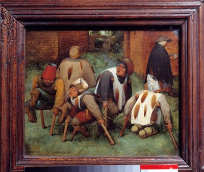 The Beggars. Painting by Pieter Bruegel the Elder (1525-1569). 1568. Louvre Museum, Paris by Pieter Bruegel the Elder