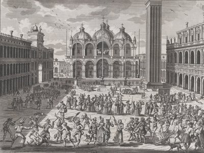 The Carnival of Venice, from: Thesaurus Antiquitatum et Historiarum Italiae, vol. IX, 1722 by Pieter Van der Aa