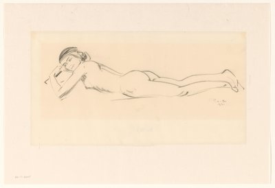 Reclining Nude by Pieter Willem van Baarsel