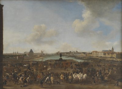 View of Paris Seen from the Place Dauphine by Pieter Wouwerman