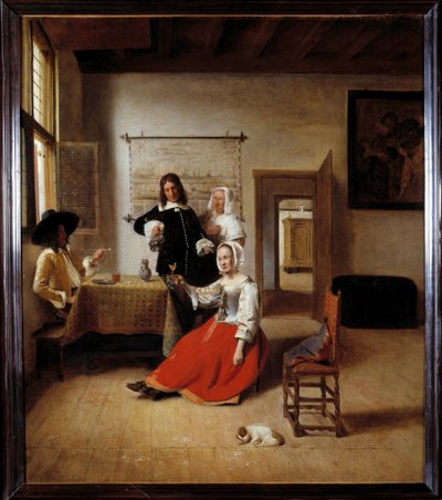 The drinker by Pieter de Hooch
