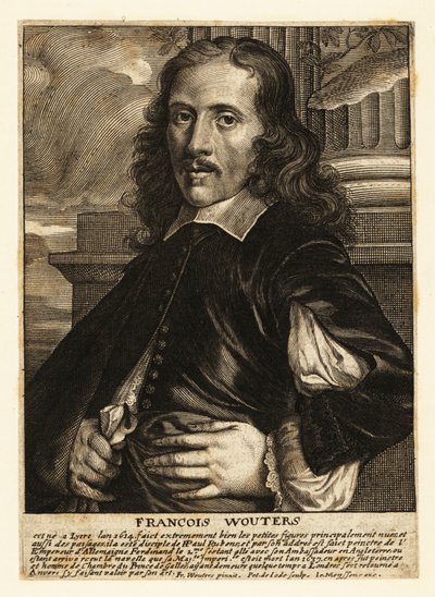 Portrait of Frans Wouters by Pieter de II Jode