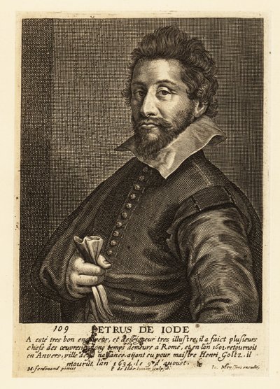 Portrait of Pieter de Jode the Elder by Pieter de II Jode