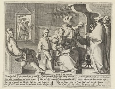 Allegory of Laziness by Pieter de Jode (I)