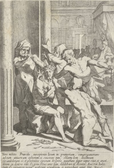 Crowning with Thorns of Christ by Pieter de Jode (I)