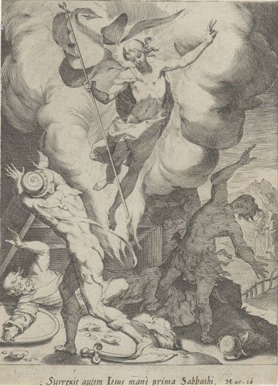 Resurrection of Christ by Pieter de Jode (I)