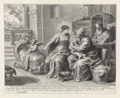 Holy Family and Saint Anne by Pieter de Jode (II)