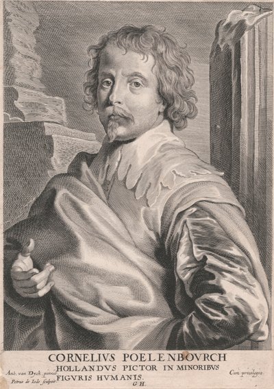 Cornelius Poelenbourch, Hollandus Pictor in Minoribus, Figuris Humanis by Pieter de Jode