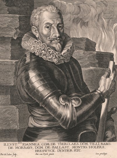 Illustmus. Joannes, Com. de Tserclaes. Dom. Tilli. Baro. de Morbays, Dom. de Ballast. Montig. Holers. Heeswyck, Dynter, Etc. by Pieter de Jode
