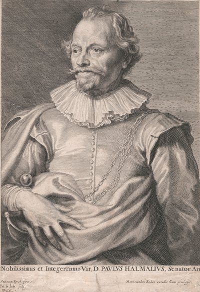 Nobilissimus et Integermus Vir, D. Paulus Halmalius, Senator Ant. by Pieter de Jode