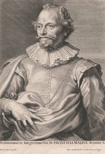 Nobilissimus et Integerrimus Vir, D. Paulus Halmalius, Senator Ant. by Pieter de Jode