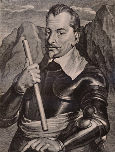 Albrecht von Wallenstein, Bohemian General, 17th Century by Pieter de Jode II