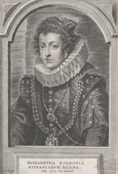 Portrait of Elisabeth of Bourbon, Queen of Spain, ca. 1632-44 by Pieter de Jode II