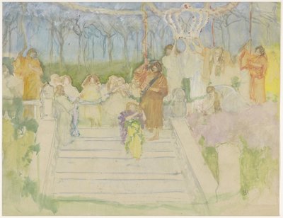 Tableau Vivant on the Occasion of Queen Wilhelmina