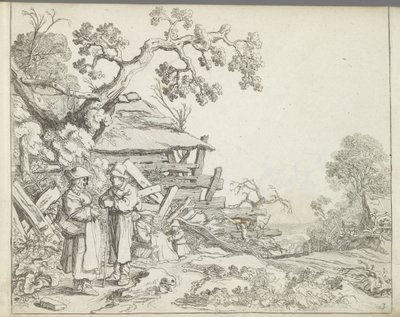 Landscape with a Farmer and Farmer
