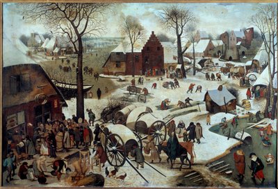 Payment of the Tithe or the Census at Bethlehem by Pieter Bruegel the Elder