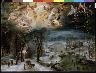 Winter Landscape by Pieter Bruegel the Elder by Pieter Bruegel the Elder
