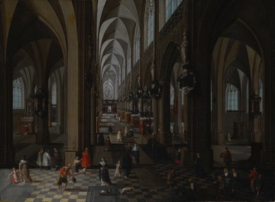 Interior of Antwerp Cathedral by Pieter the Elder Neeffs