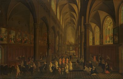 The Interior of the Dominican Church by Pieter the Elder Neeffs