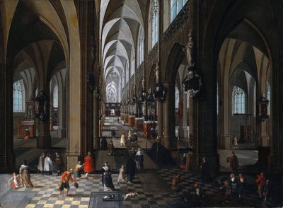 Interior View of Antwerp Cathedral by Pieter the Elder Neefs