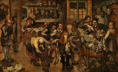 The Peasant Lawyer by Pieter the Younger (after) Brueghel
