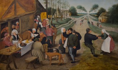 Flemish Kermesse, Second Half of the 16th Century by Pieter the Younger (studio of) Brueghel