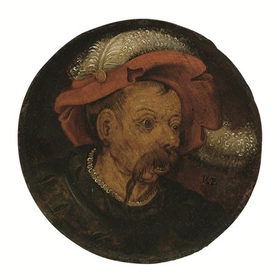 Head of a Landsknecht by Pieter the Younger Brueghel