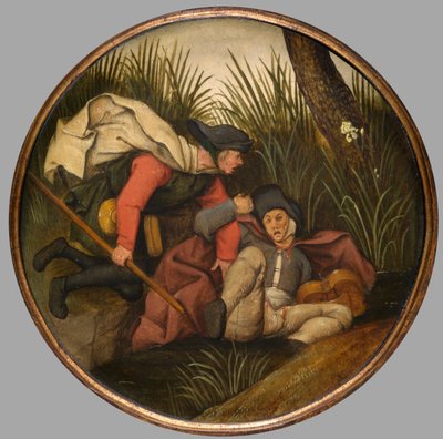 If the Blind Lead the Blind, Both Shall Fall into the Ditch by Pieter the Younger Brueghel