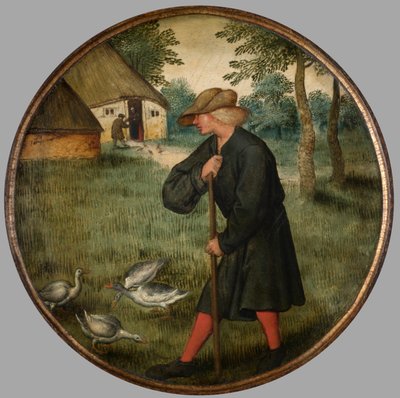 Who Knows Why Geese Walk Barefoot? by Pieter the Younger Brueghel